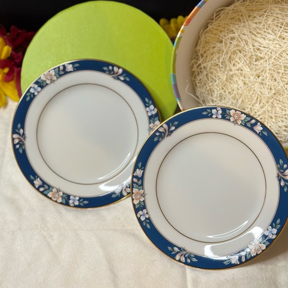 2 Vintage “Legendary” By Noritake PRESCOTT 3880 Bread & Butter Plates 6.5" - Picture 10 of 11